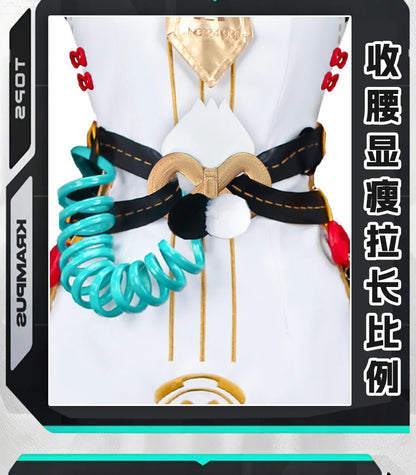 Dialyn Cosplay Costume Wig Zenless Zone Zero Uniform Earrings Headwear Telephone Prop Halloween Party Carnival for Women Girls