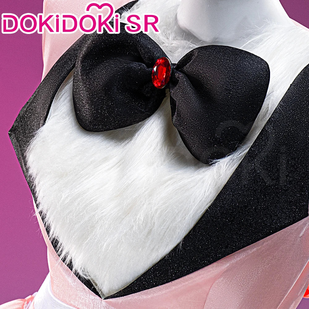 IN STOCK Angel Cosplay Costume Anime Cosplay【S-3XL】DokiDoki-SR Women Pink Uniform Angel Demon Cosplay Wig Plus Size Halloween
