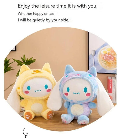 27-47cm Aoger Japanese Cartoon Girlish Heart Cinnamoroll Cute Plushie Toy Soft Stuffed Dolls Toys For Children'S Birthday Gift
