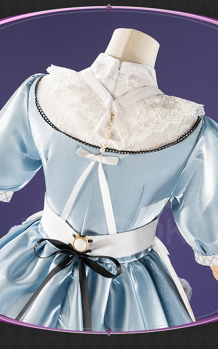 IN STOCK Nikki Cosplay Costume Game Infinity Nikki【S-3XL】DokiDoki-R Women Cute Lolita Dress Floral Memory Plus Size