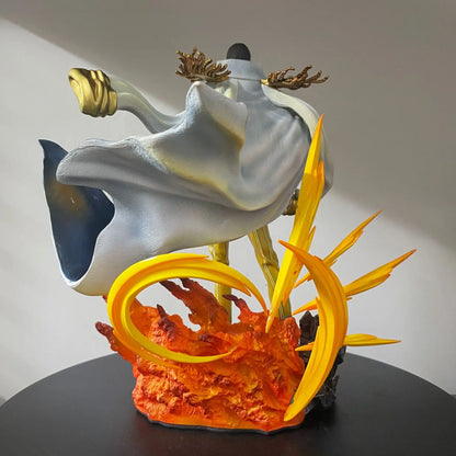 ONE PIECE Kizaru Borsalino Anime Figure Three Major Generals of The Navy Borsalino PVC Statue Collection Model Ornament Gift Toy