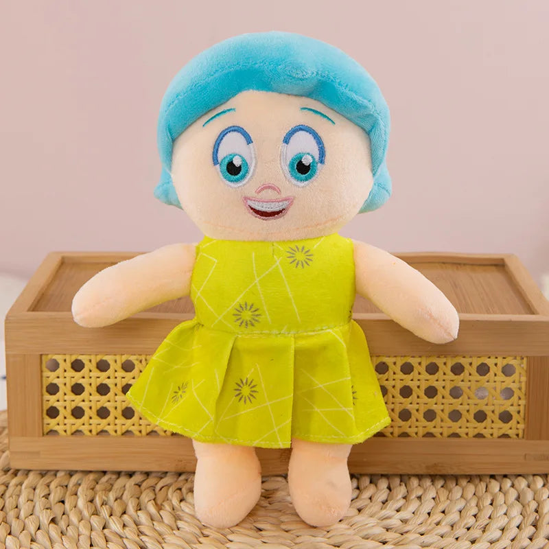 New Inside Out 2 Plush Anxiety Doll Cute Joy Fear Anger Disgust Sadness Riley Plushish Toys Collection Model Toy Birthday Gift