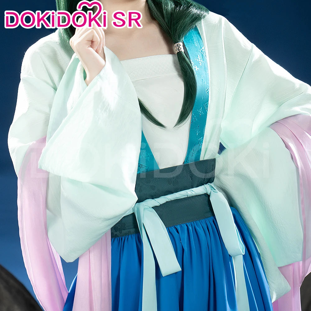 IN STOCK Maomao Cosplay Costume Anime The Apothecary Diaries【XS-4XL】DokiDoki-SR Mao Mao Frog Blue Dress Halloween Wig Season 2