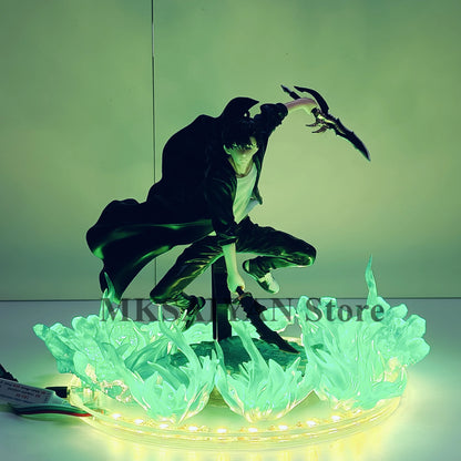 Anime Solo Leveling Sung Jinwoo Excite Motions Action Figure Toys DIY Atmosphere Lamp PVC Model Collection Figurine