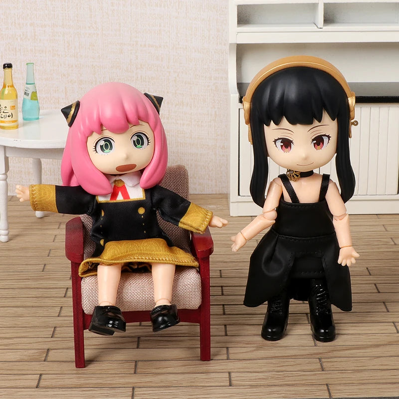 Anime Figure SPY×FAMILY Yor Forger Yor Briar PVC Action Figure Thorn Princess Cartoon Toys for Children 10cm Collector Ob11