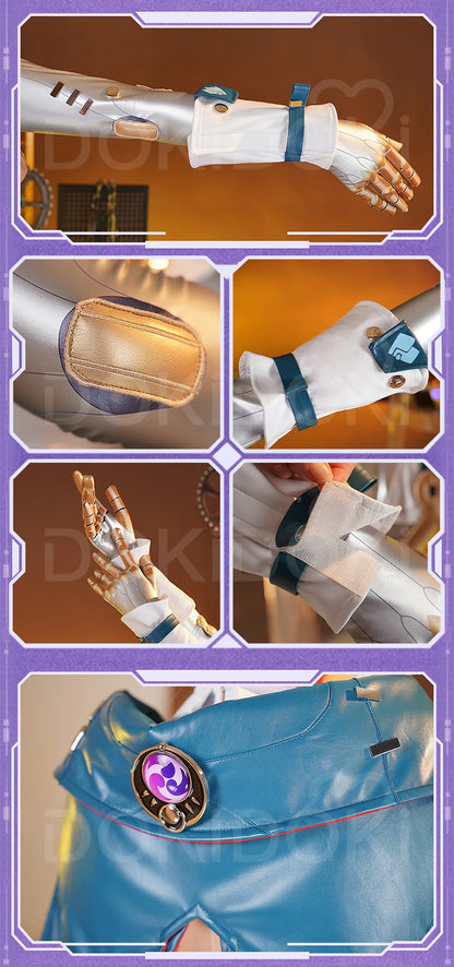 Ineffa Cosplay Costume Game Genshin Impact Cosplay DokiDoki-R Women Robot Costume Nod-Krai Ineffa Costume