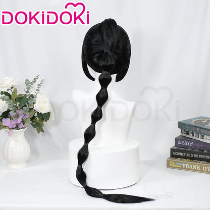 IN STOCK Shadowheart Wig Game Cosplay Wig DokiDoki Women 100cm Long Black Wig Shadowheart Cosplay Free Wig Cap