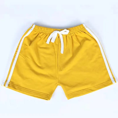 Boys Girls Shorts Cotton Black Red Soft for Kids Sport 2 to 3 4 5 6 7 8 9 10 11 12 13 14 Years 2024 Casual Children Short Pants