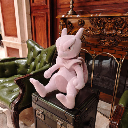 45CM Pokemon Mewtwo Cartoon Anime Peluche Kawaii Stuffed Animal Ornament Comfortable Soft Doll Children Cushion Plush Toy Gift