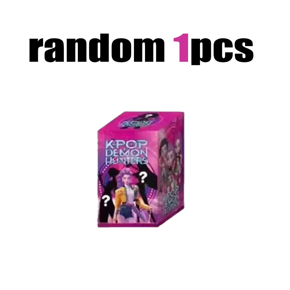 2026 New K-Pop Arrival Trendy Toy Blind Box - Witch Hunter Team 6pcs, Cute Anime Merchandise, PVC Model, Fan Idol Collectible