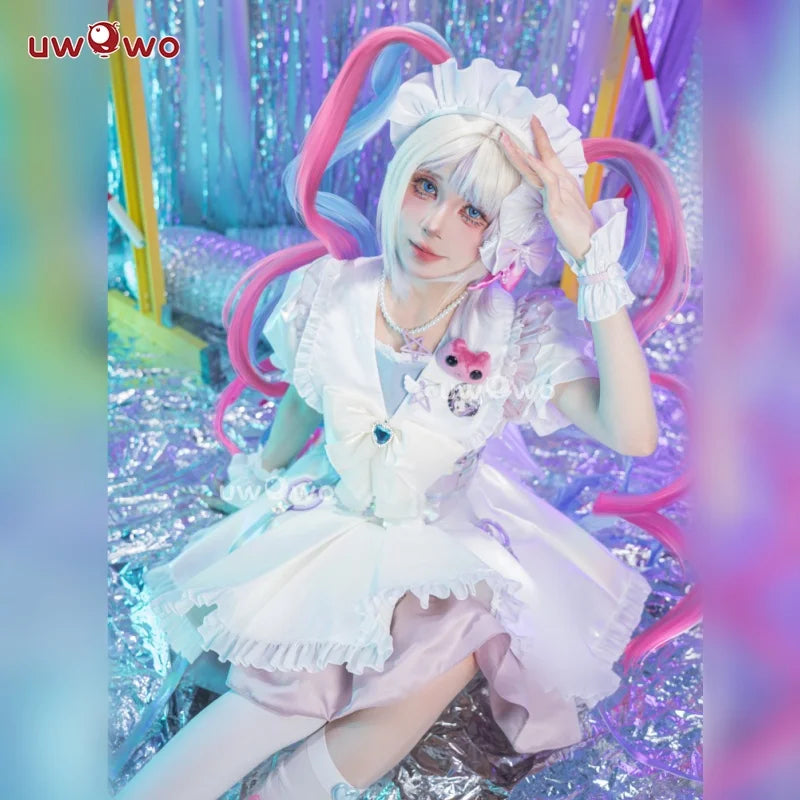 IN STOCK UWOWO KAngell Cosplay Game Needyy Streamerr Overloadd KAngell  Magical Girl Fanart Cosplay Costume Halloween Costume