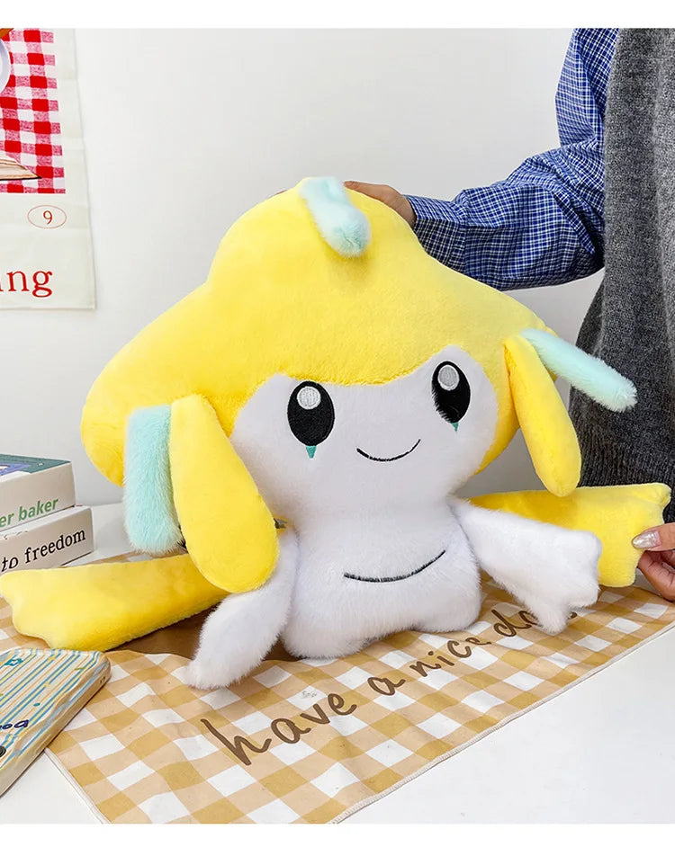 30-75CM Big Size Pokémon Jirachi Plushies Cartoon Anime Peluche Comfortable Soft Doll Kawaii Ornament Children's Toy Gifts