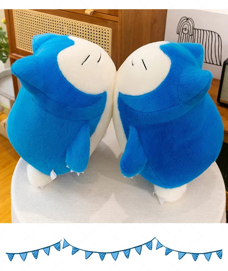 30-65cm Pokemo Snorlax Plush Toy Pillow Cute  Anime Cartoon Snorlax Doll Huge Cushion Sleep Pillow for Kids Birthday Xmas Gift