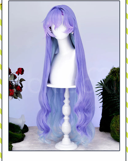 IN STOCK Augusta Cantarella Cartethyia Fleurdelys Iuno Wig Game Wuthering Waves DokiDoki 100cm Wig Cantarella Cosplay Free Cap