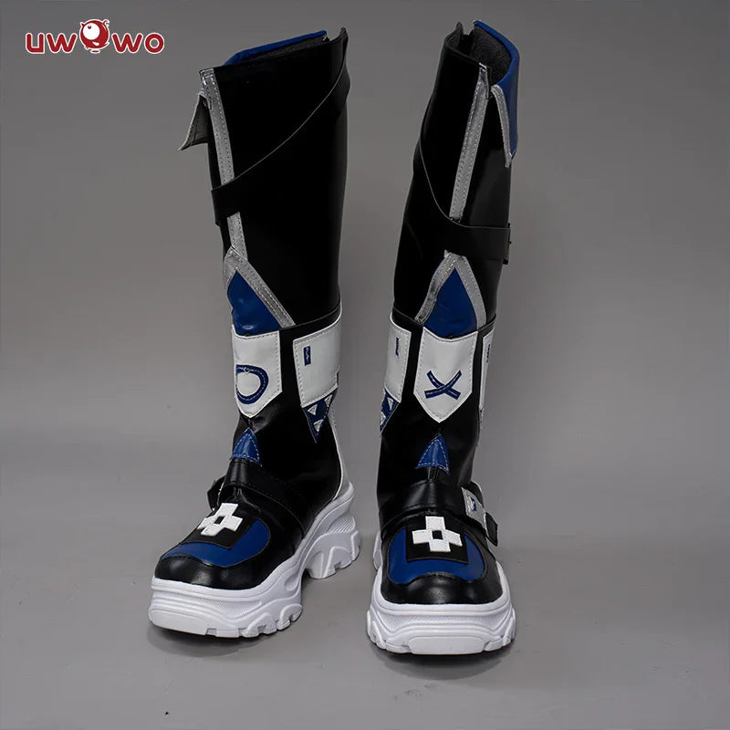 UWOWO Honkai Star Rail Silver-Wolf Cosplay Shoes Hacker Stellaron Hunters HSR Cosplay Shoes Boots