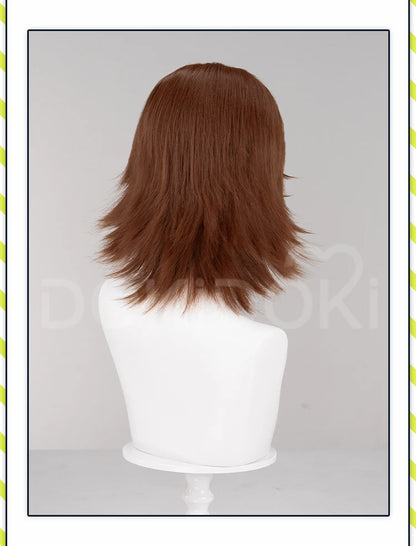 IN STOCK Anya Daisuke Cosplay Wig Game Mouthwashing DokiDoki Women Black Short Hair Anya Halloween Cosplay Free Wig Cap