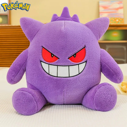 35/45/65CM Big Size Pokemon Gengar Plushies Kawaii Cartoon Anime Peluche Stuffed Animal Comfortable Soft Doll Children Toy Gifts