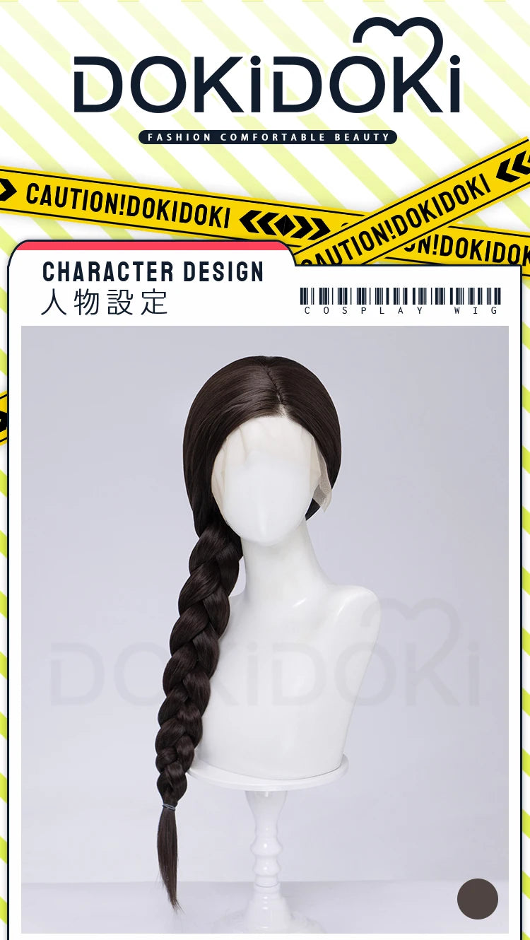 Glinda Elphaba Cosplay Wig Anime Wicked DokiDoki Front Lace Wig Golden Long 60cm Hair Glinda Cosplay Elphaba Hat Free Cap