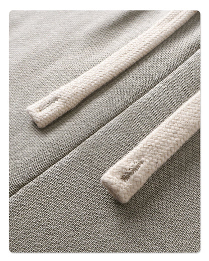 ZODF Retro 2025 Autumn Men 380gsm Washed Cotton Pants Unisex Patchwork Distressed Heavyweight Loose Solid Terry Trousers HY1071