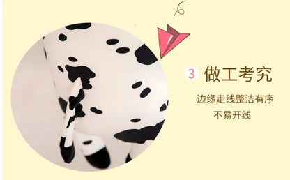 70cm-100cm Lovely Creative Milk Cow Plush Pillow Toys Soft Stuffed Cartoon Animal Cattle Doll Bedroom Sleeping Pillow Cushion