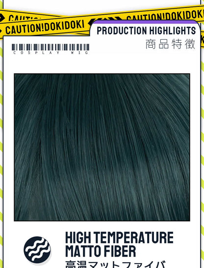 IN STOCK Saya Wig Game The Song of Saya Cosplay DokiDoki Women Long Green Wig Saya Free Wig Cap High Heat Resistant Christmas