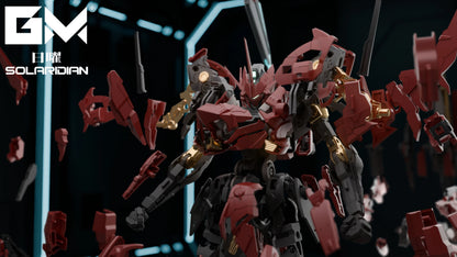 1/72 GM-GODOMO GM-001 Solaridian Series Pre-Assembled Alloy Skeleton Action Figure Detachable Parts Assembly Model Toy Boy Gifts