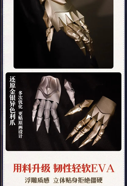 iCoser Honkai Star Rail Flame Reaver Cosplay Costume Uniform Cloak Ember Raider Mask Festival Halloween Party for Women Girls