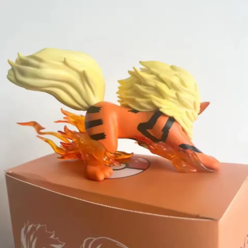 Hot 9cm PokéMon  Anime Figure Og Arcanine Action Figures Gk Figurine Kawaii Pvc Collection Ornaments Birthday Gift Toys