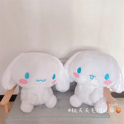 Lovely Cinnamoroll Plush Toy Cartoon Stuffed Anime White Dog Plushies Cuddly Doll Throw Pillow Birthday Gifts Girl