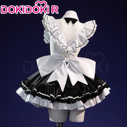 Privaty Cosplay Costume Game DokiDoki-R Women Cute Black White Maid Dress Privaty Sexy Costume Cosplay Suits
