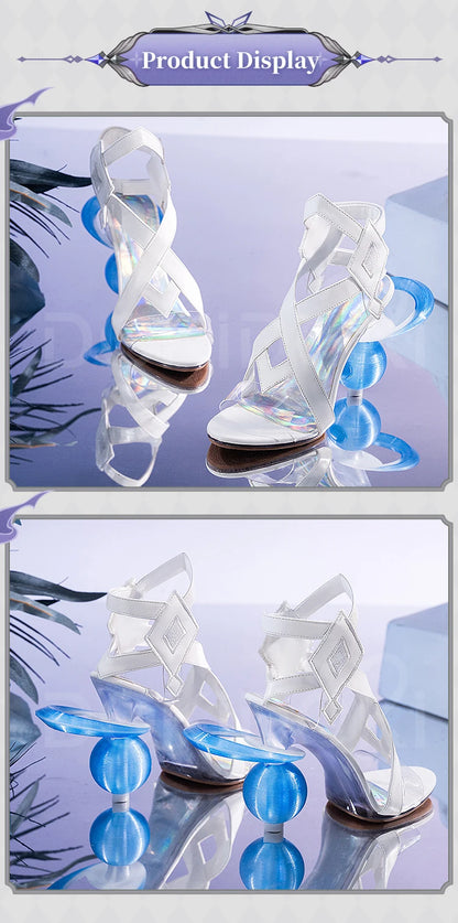 IN STOCK Columbina Luminous Shoes Cosplay Game Genshin Impact Cosplay DokiDoki Fatui Women High Heel Shoes Columbina Cosplay