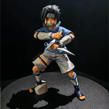 18cm Childhood Sasuke Naruto Anime Figure Naruto Anime Naruto Pvc Statue Model for Anime Ornaments and Peripheral Figures Toy