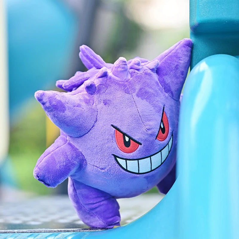 Original 24cm Gengar Plush Pokemon Gengar Plush Charmander Squirtle Pikachu Gengar Plush Bulbasaur Anime Stuffed Animal Toy Gift