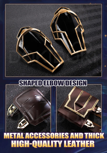 Caitlyn Cosplay Costume Anime Cosplay【S-3XL】DokiDoki-SR Women Halloween Uniform Caitlyn Cosplay Armor Hat Metal Plus Size