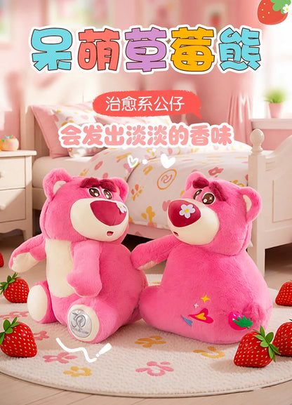 30/40/50cm Big Size Disney Lotso Kawaii Anime Plush Stuffed Doll Room Decor Cartoon Plushies Children's Pillow Holiday Gifts
