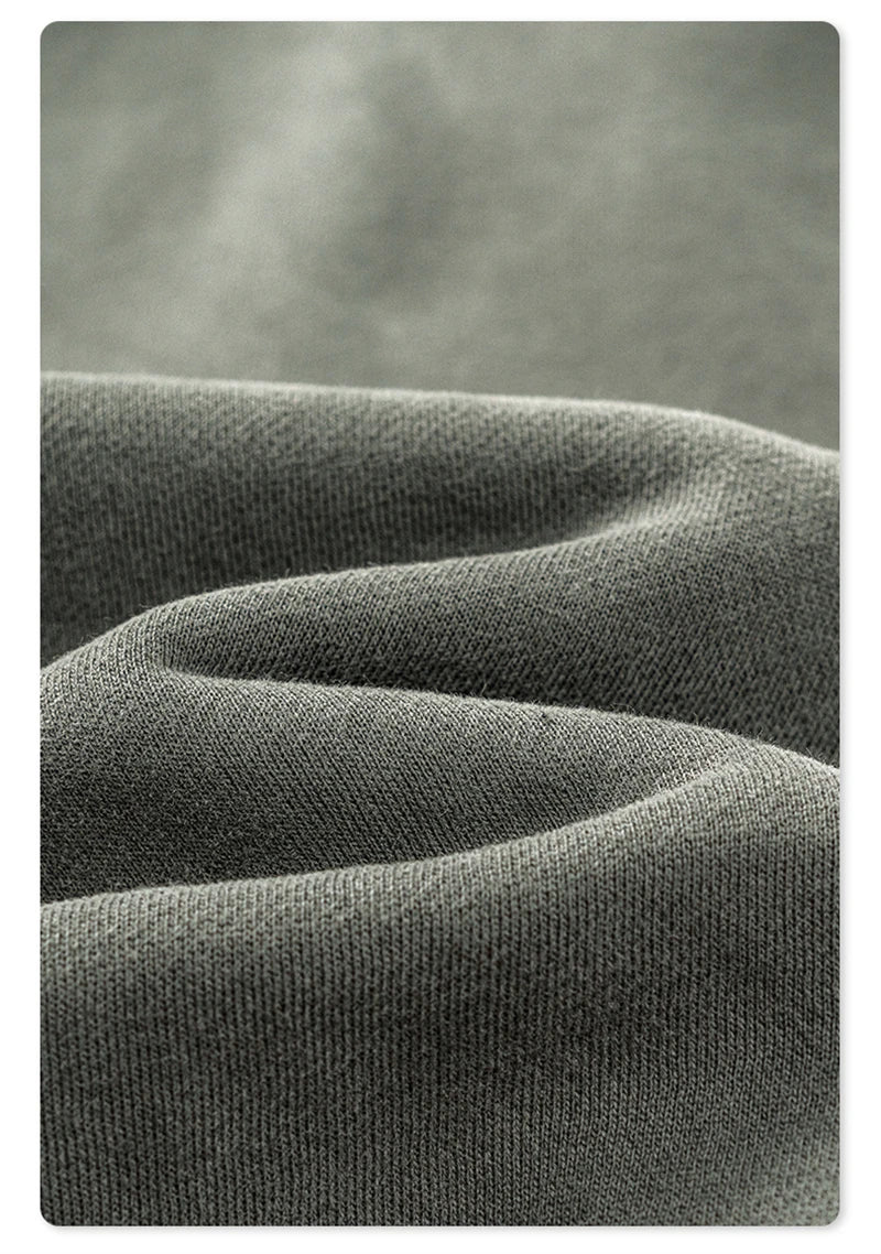 ZODF New Winter Men Solid Fleece Hoodies Unisex Women 345gsm Loose Warm Side Zipper Pocket Hooded Pullovers Brand Clothes HY0867