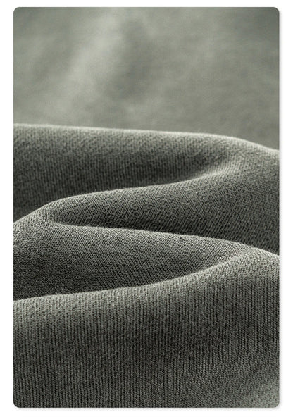 ZODF New Winter Men Solid Fleece Hoodies Unisex Women 345gsm Loose Warm Side Zipper Pocket Hooded Pullovers Brand Clothes HY0867