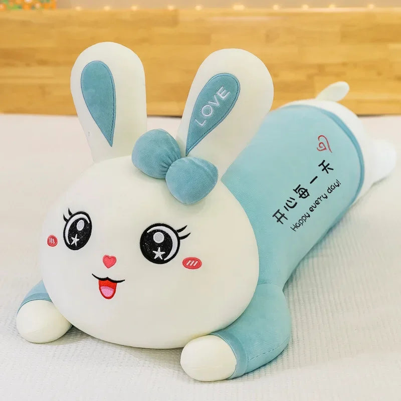 New 70-110cm Cute Rabbit Girlfriend Pillow Plush Toys Stuffed Pause Office Nap Sleep Pillow Cushion Gift Doll for Kids Girls