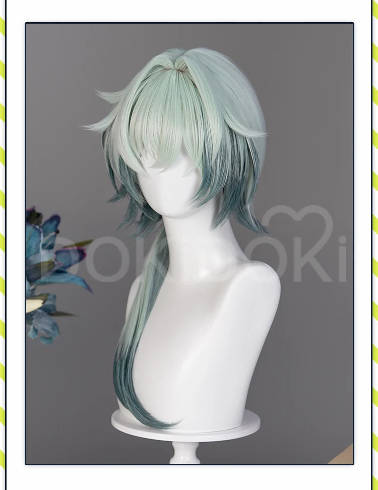 【Ready for Ship】 Anaxa Cosplay Costume Game Honkai: Star Rail DokiDoki-SR HSR Men Costume Anaxa Cosplay Wig Metal Accessory