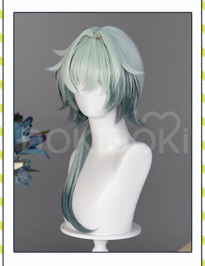 IN STOCK Mydeimos Cyrene Anaxa Polyxena Wig Game Honkai: Star Rail DokiDoki Mydei Cosplay HSR Halloween Wig Anaxa Free Wig Cap