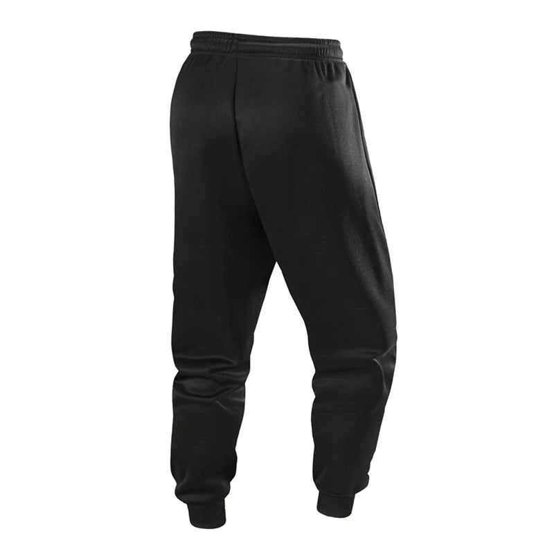 Chrlck Men’s Unisex Winter Fleece Sweatpants Warm Running Jogging Sport Trousers Elastic Waist Thick