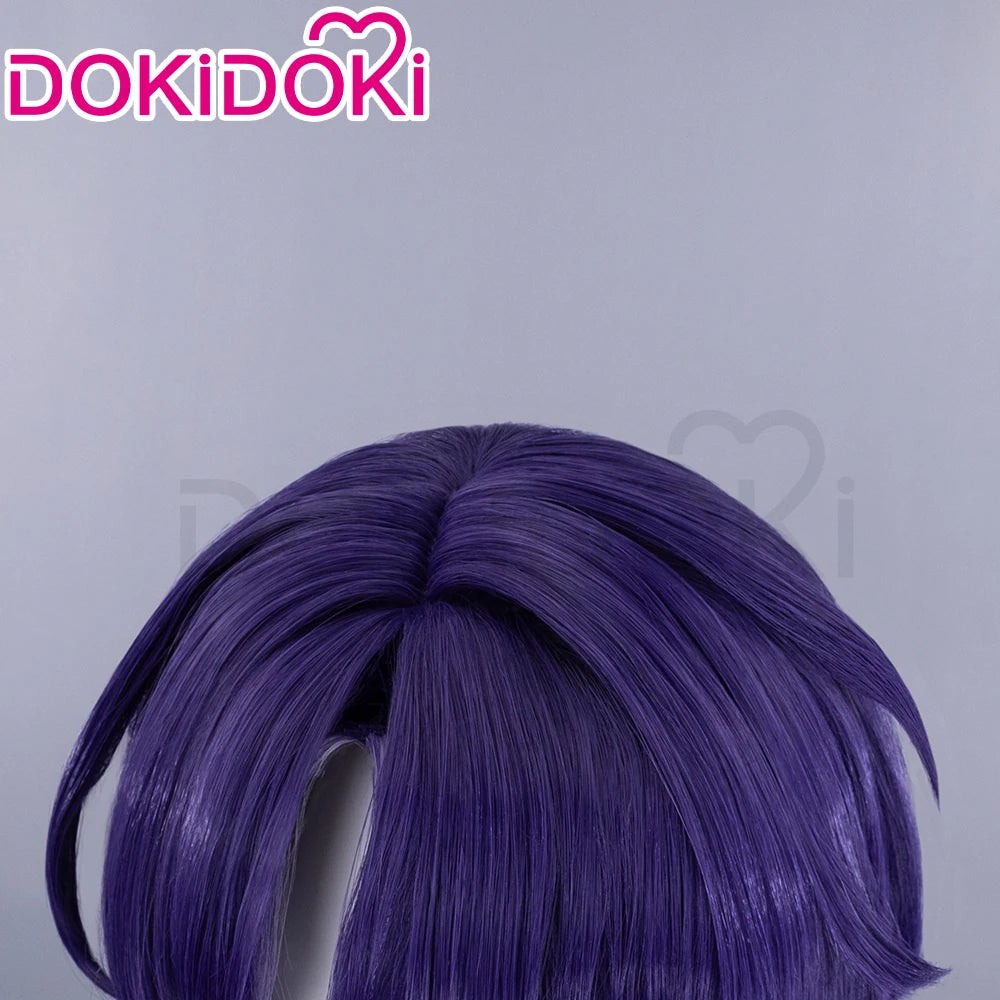 IN STOCK Dr. Ratio Wig Game Honkai: Star Rail Cosplay Wig DokiDoki Men 35 Short Hair Dr. Ratio Cosplay Headdress Rings Free Cap