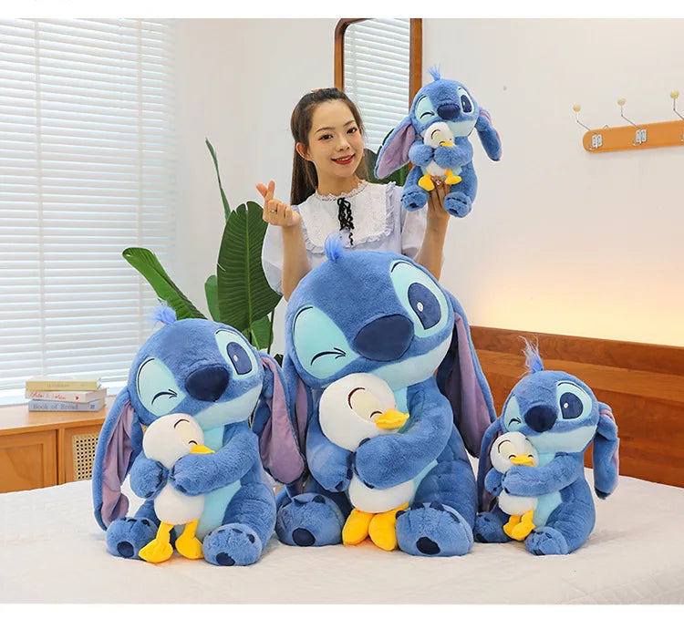 67cm Big Size Disney Lilo & Stitch Anime Plush Stuffed Doll Room Kawaii Plushies Pillow Decorations Children's Holiday Gifts