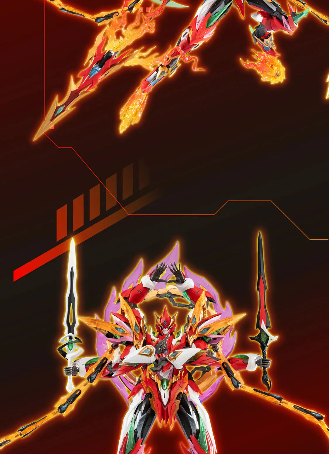 In Stock Motor Nuclear Model NEZHA MG 1/100 MNP-XH04 Ne Zha Assembly Model Kit Action Figures Alloy Skeleton Plastic Model Toys