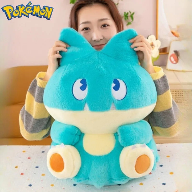 75CM Big Size Pokemon Plushies Snorlax Peluche Cartoon Anime Kawaii Ornament Comfortable Soft Doll Cushion Children's Toy Gift