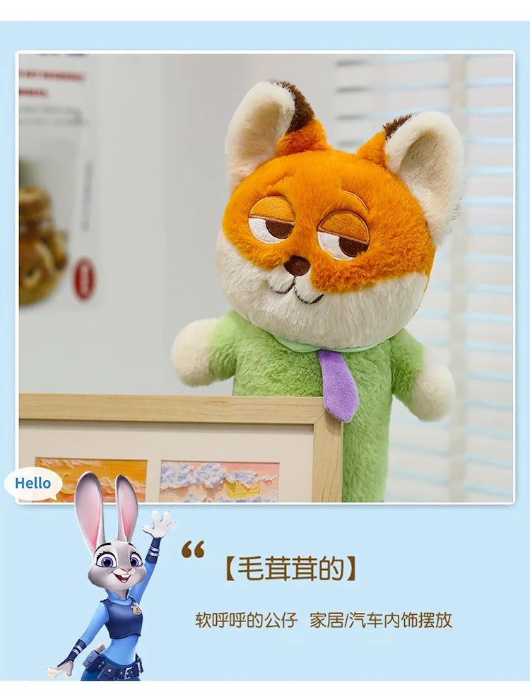 70/90/110cm Big Size Zoo Tropolis Nick Wilde Judith Laverne Hopps Disney Anime Plush Stuffed Doll Pillow Plushies Ornaments Gift