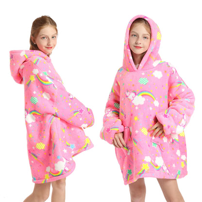 Funny Cartoon Children's Pajamas Girls Winter Clothes Plush Dinosaur Cat Bear Unicorn Pink Blue Toddler Boy Pijama Kids Clothing