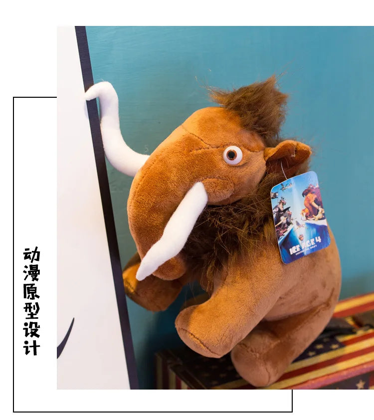 Disney Ice Age Sid Stuffed Toys Anime Cart Squirrel Scart Manny Diego Sloth Plush Doll Toy Room Decoration Kids Christmas Gift