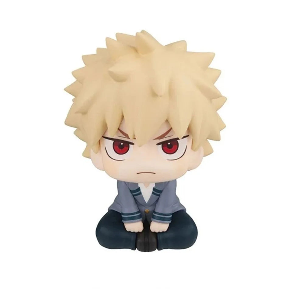 Chibi Super Cute Academy Izuku Midoriya / Katsuki Bakugo / Shoto Todoroki PVC Figurine, Collectible Toy Series Model