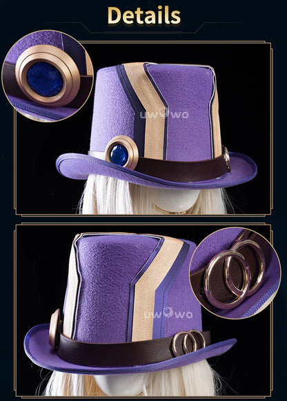 LAST BATCH UWOWO Caitlyn  Cosplay Game LOL: Caitlyn Sheriff of Piltover Cosplay Costume With Hat Halloween Costume